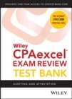 Image for Wiley CPAexcel exam review 2020 test bank: Auditing and attestation (1-year access)