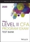 Image for Wiley&#39;s Level II CFA Program Study Guide + Test Bank 2020