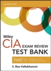 Image for Wiley CIA Test Bank 2020 : Part 1, Essentials of Internal Auditing (1-year access)