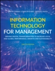 Image for Information Technology for Management: Driving Digital Transformation to Increase Local and Global Performance, Growth and Sustainability
