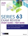 Image for Wiley Series 63 Securities Licensing Exam Review 2020 + Test Bank