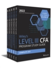 Image for Wiley&#39;s Level III CFA program study guide 2022  : complete set