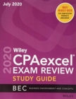 Image for Wiley CPAexcel Exam Review July 2020 Study Guide : Business Environment and Concepts