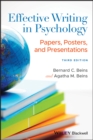 Image for Effective Writing in Psychology : Papers, Posters, and Presentations