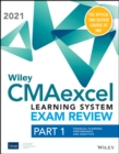 Image for Wiley CMAexcel Learning System Exam Review 2021: Part 1, Financial Planning, Performance, and Analytics Set (1-year access)