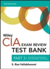 Image for Wiley CIA test bank 2021Part 3,: Business knowledge for internal auditing (1 year access)
