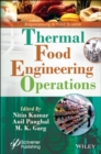 Image for Thermal Food Engineering Operations