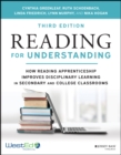 Image for Reading for understanding  : how reading apprenticeship improves disciplinary learning in secondary and college classrooms