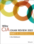 Image for Wiley CIA 2022 Part 1 Exam Review - Essentials of Internal Auditing