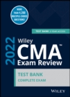 Image for Wiley CMA Exam Review 2022 Test Bank: Complete Exam (2-year access)