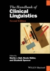Image for The handbook of clinical linguistics.