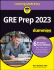 Image for GRE Prep 2023 For Dummies with Online Practice