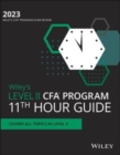 Image for Wiley&#39;s level II CFA program 11th hour final review study guide 2023