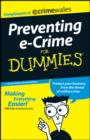Image for Preventing e-Crime For Dummies