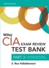 Image for Wiley CIA 2023 test bankPart 3,: Business knowledge for internal auditing