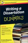 Image for Writing a dissertation for dummies
