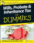 Image for Wills, Probate &amp; Inheritance Tax for Dummies