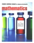Image for Student Solutions Manual for Aufmann/Lockwood&#39;s Mathematics for the  Allied Health Professional