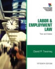 Image for Labor and Employment Law : Text &amp; Cases