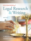 Image for Foundations of legal research and writing