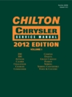 Image for Chilton Chrysler Service Manuals, 2012 Edition, Vol. 1 &amp; 2