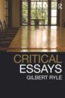 Image for Critical essays: collected papers