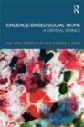 Image for Evidence-based social work: a critical stance
