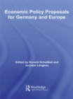 Image for Economic policy proposals for Germany and Europe