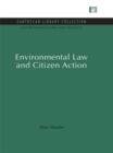 Image for Environmental law and citizen action