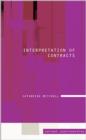 Image for Interpretation of contracts: current controversies in law