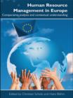 Image for Human resource management in Europe