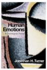 Image for Human emotions: a sociological theory