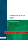 Image for Implementing effective practice