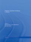 Image for Violence and Non-Violence in Africa: Multidisciplinary Perspectives