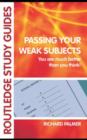 Image for Passing your weak subjects: you are much better than you think