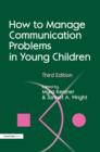 Image for How to manage communication problems in young children