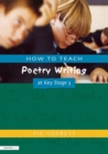 Image for How to teach poetry writing at key stage 3