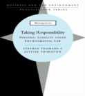 Image for Taking responsibility: personal liability under environmental law