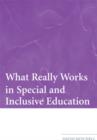 Image for What really works in special and inclusive education: using evidence-based teaching strategies