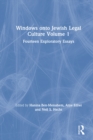 Image for Windows Onto Jewish Legal Culture Volume 1: Fourteen Exploratory Essays : Volume 1