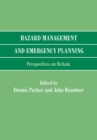 Image for Hazard management and emergency planning