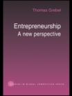 Image for Entrepreneurship: a new perspective : v. 22