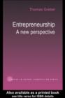 Image for Entrepreneurship: a new perspective : v. 22