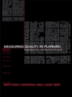 Image for Measuring quality in planning: managing the performance process