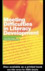 Image for Meeting difficulties in literacy development: research, policy and practice