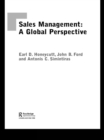 Image for Sales management: a global perspective