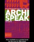 Image for Archispeak: an illustrated guide to architectural terms