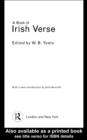 Image for A book of Irish verse