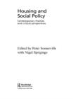 Image for Housing and social policy: contemporary themes and critical perspectives
