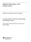 Image for Higher education and social class: issues of exclusion and inclusion